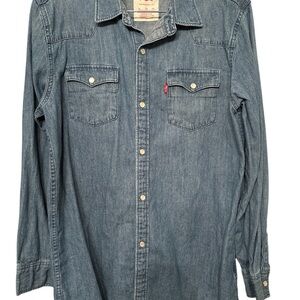 Levi's Classic Blue Denim Shirt